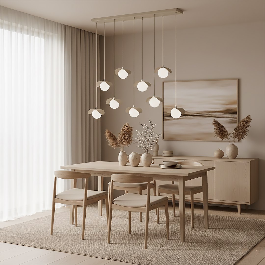 Hanglamp Prurdor Beige Ø10 cm - Afbeelding 5