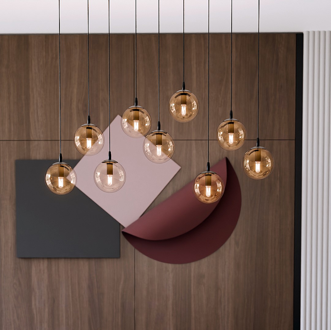 Hanglamp Votin Zwart Ø14 cm - Afbeelding 6