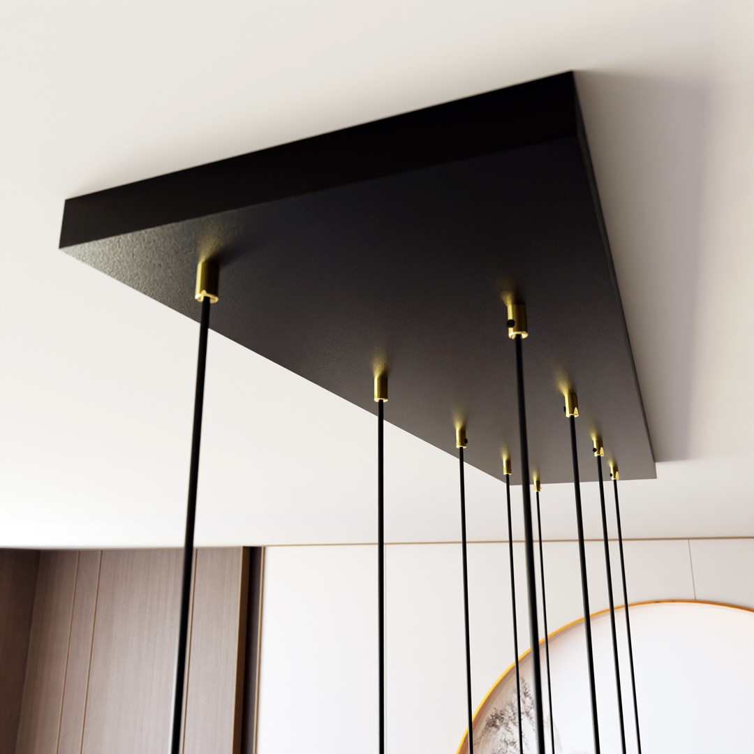 Hanglamp Steetond Zwart Ø2 cm - Afbeelding 7
