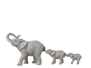Decoratiefiguur Gelvang Polyresin Grijs H24 cm
