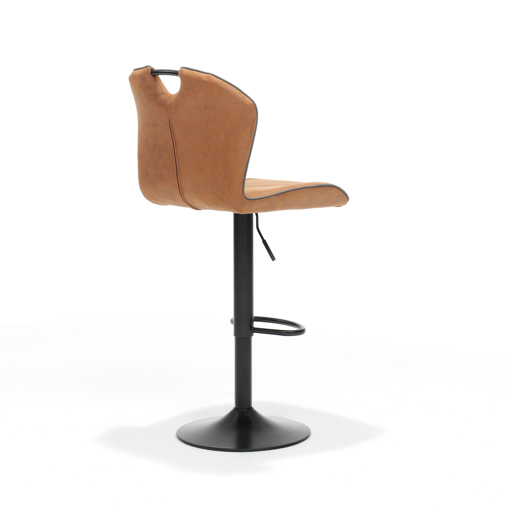 Barkruk Trustek Zacht Cognac - Afbeelding 2