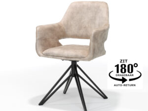 Fauteuil Slookan Velvet Beige
