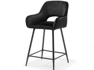 Barkruk Nendoro Velvet Zwart
