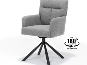 Fauteuil Daabon Grenen Zwart