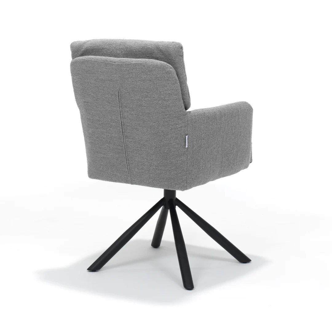 Fauteuil Daabon Grenen Zwart - Afbeelding 2