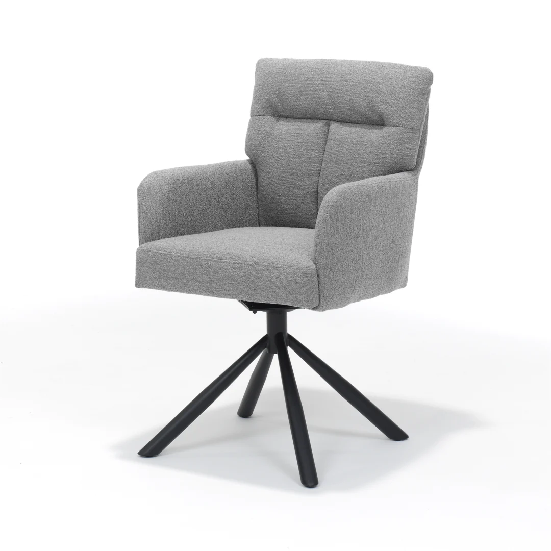 Fauteuil Daabon Grenen Zwart - Afbeelding 3