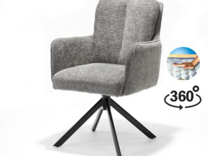 Fauteuil Skestira Zwart