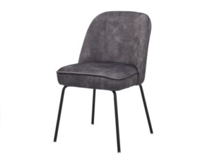 Stoel Slissoro Velvet Antraciet