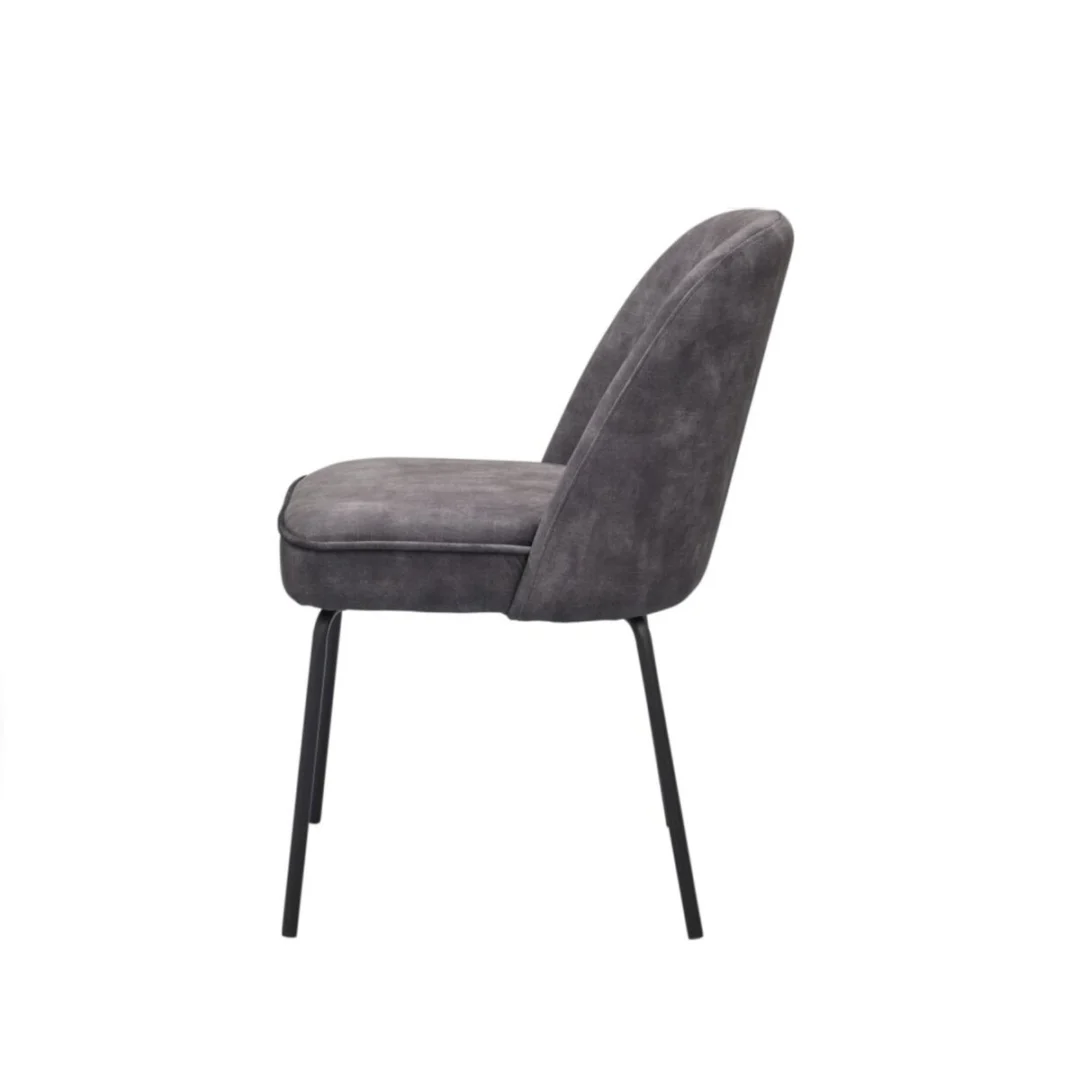 Stoel Slissoro Velvet Antraciet - Afbeelding 2