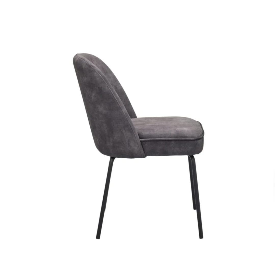 Stoel Slissoro Velvet Antraciet - Afbeelding 5