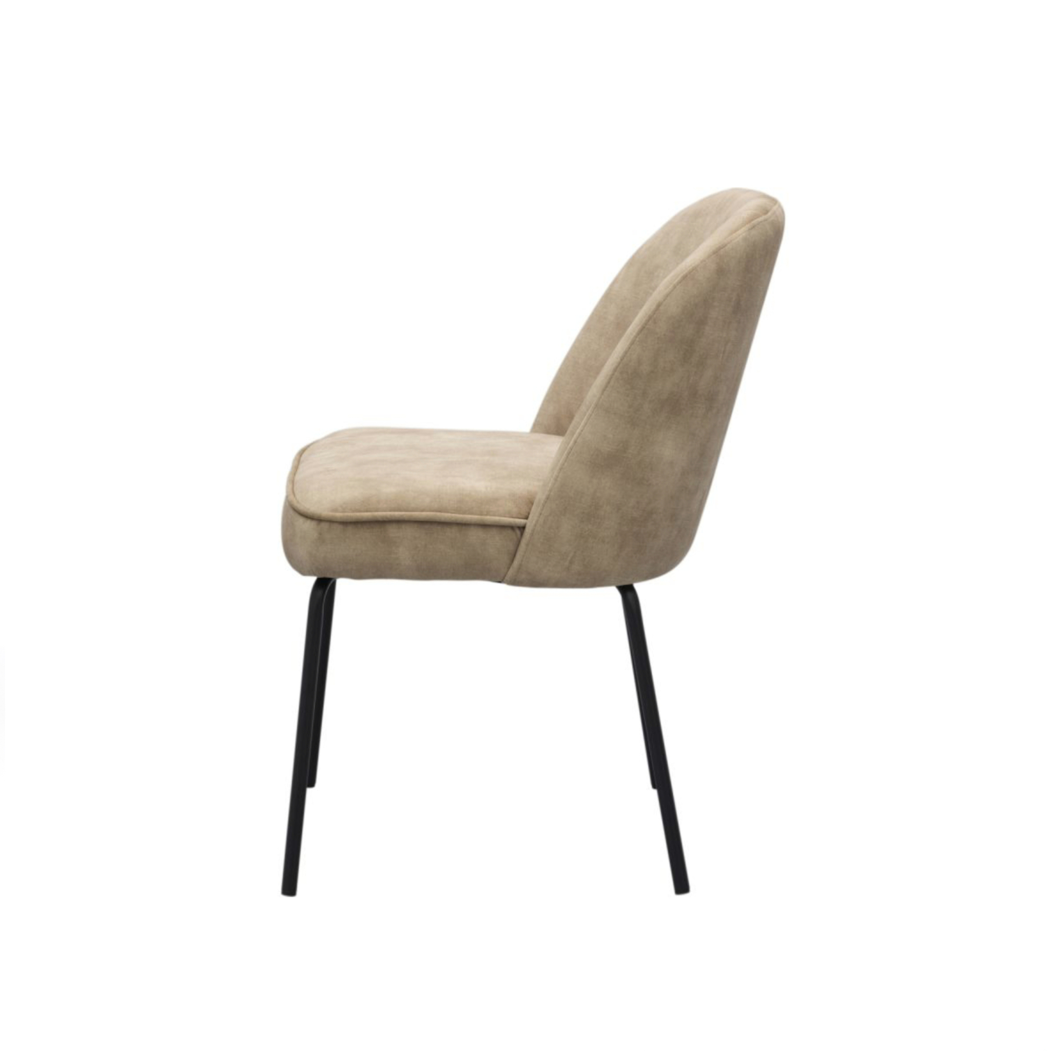 Stoel Sukond Velvet Beige - Afbeelding 2