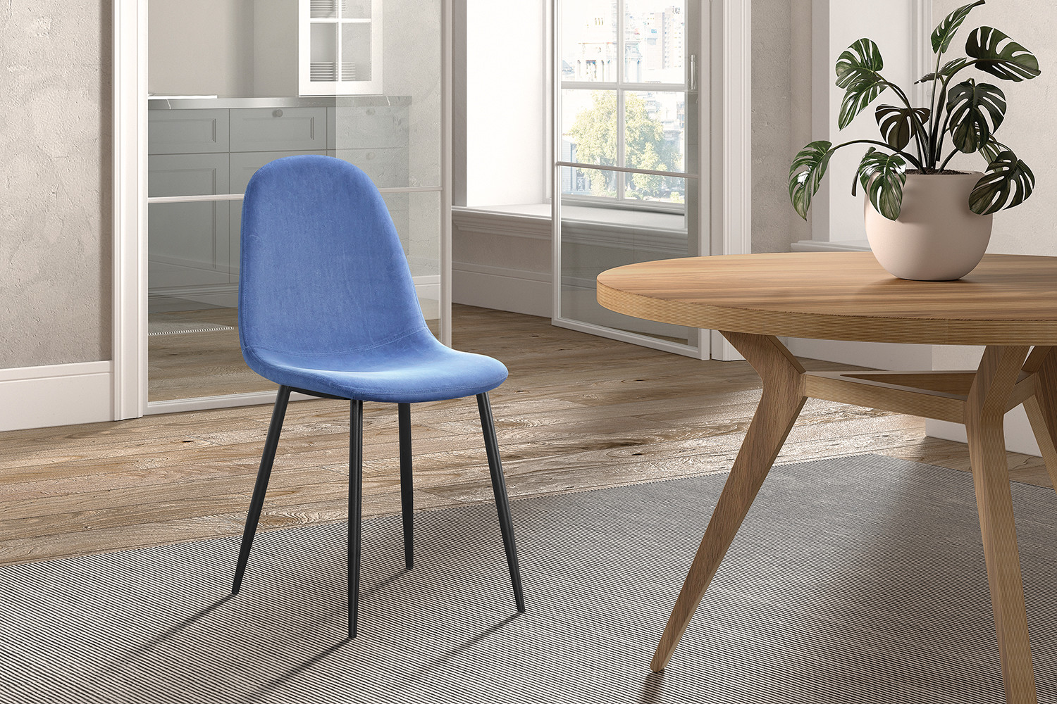 Stoel Braurnir Velvet - Afbeelding 2