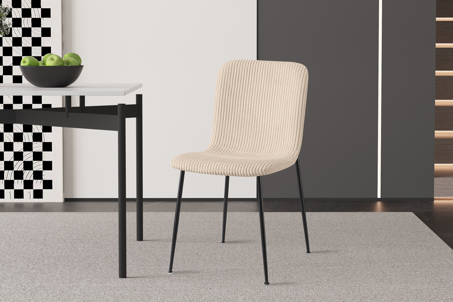 Stoel Deldona Beige - Afbeelding 2