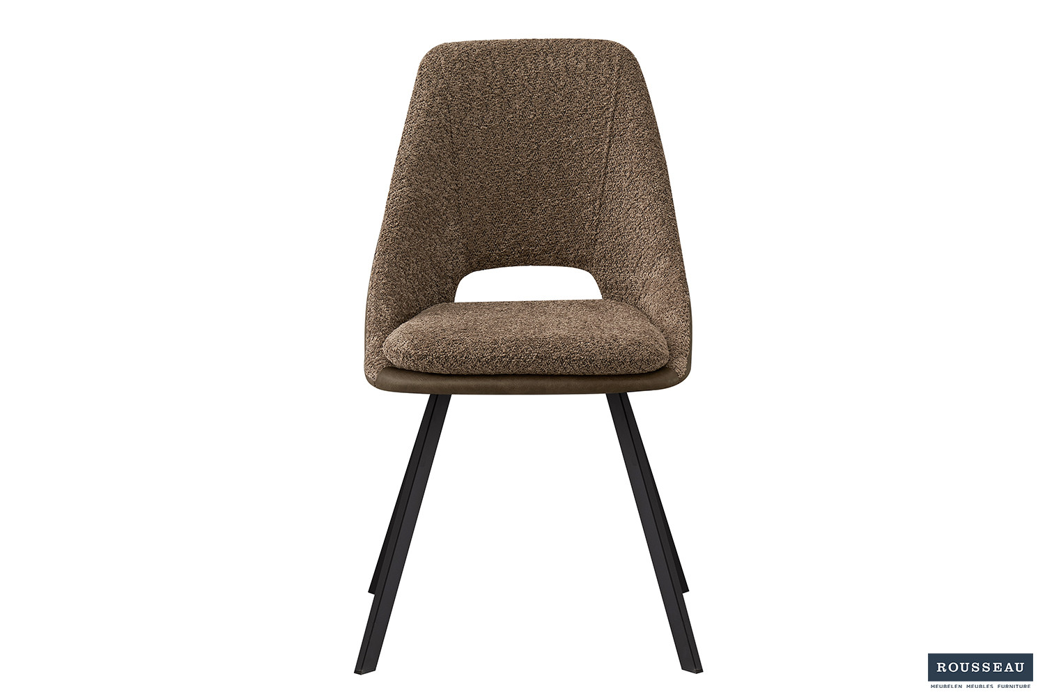 Stoel Geinura Bouclé Bruin - Afbeelding 3