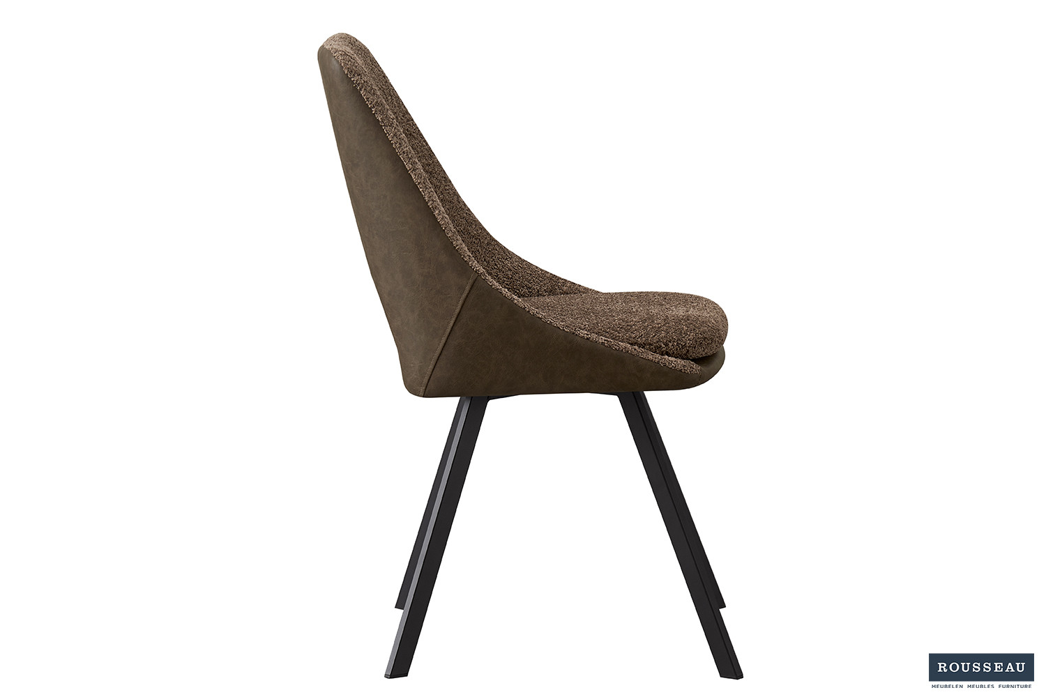 Stoel Geinura Bouclé Bruin - Afbeelding 5