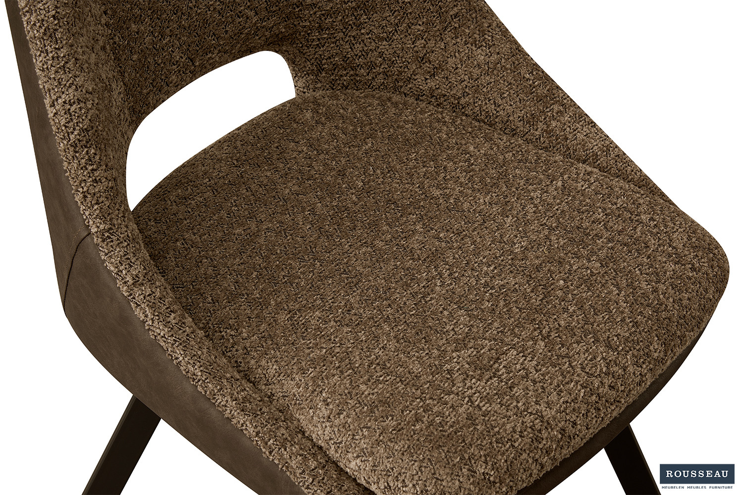 Stoel Geinura Bouclé Bruin - Afbeelding 7