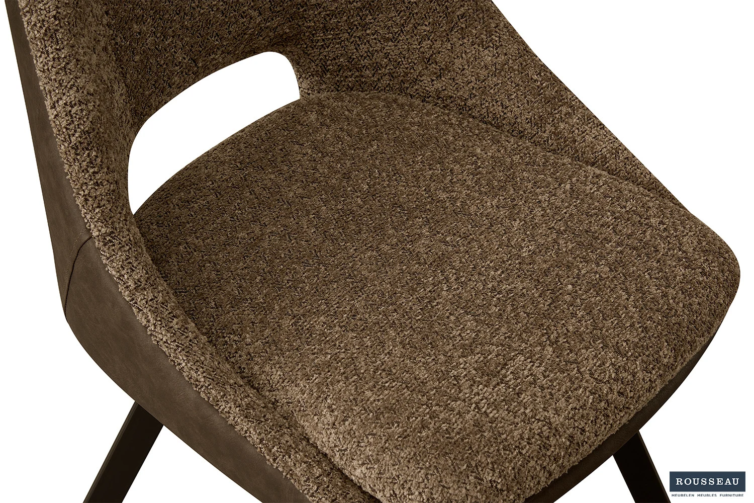 Stoel Geinura Bouclé Bruin - Afbeelding 7