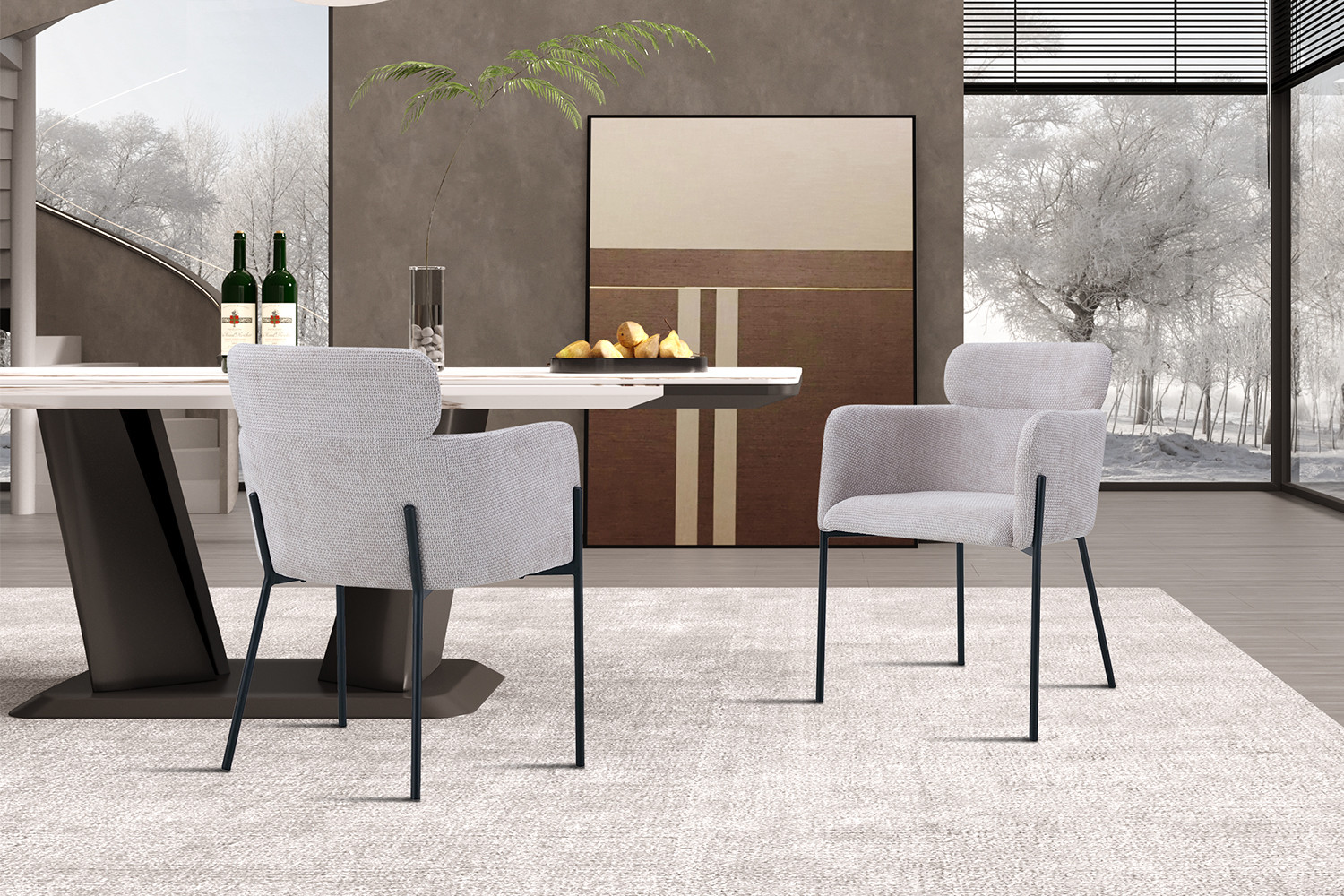 Stoel Traundy Beige - Afbeelding 3