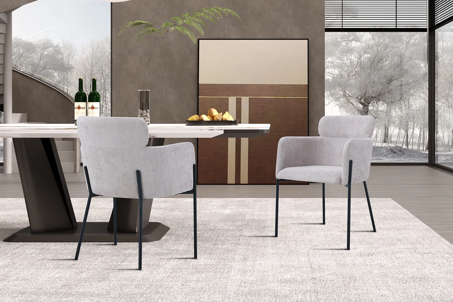 Stoel Traundy Beige - Afbeelding 3