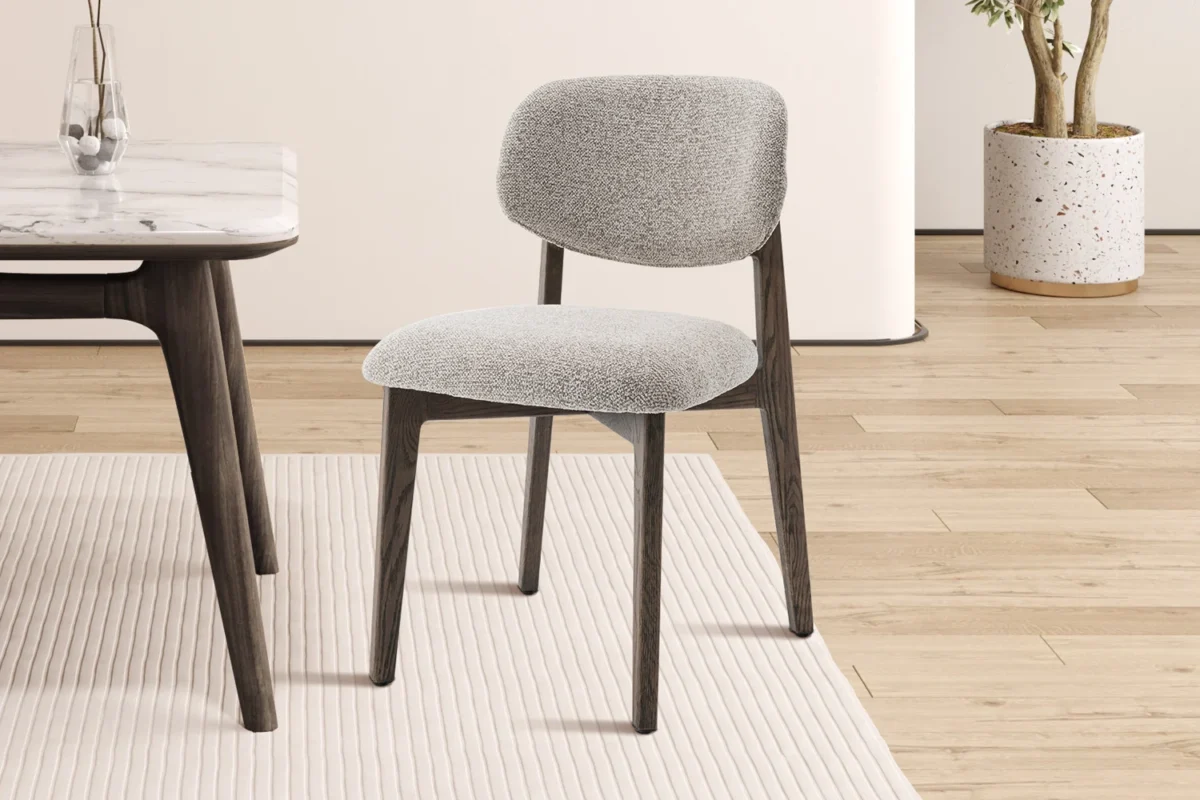 Eetkamerstoel Tendan Beige Eikenhout – foto 2