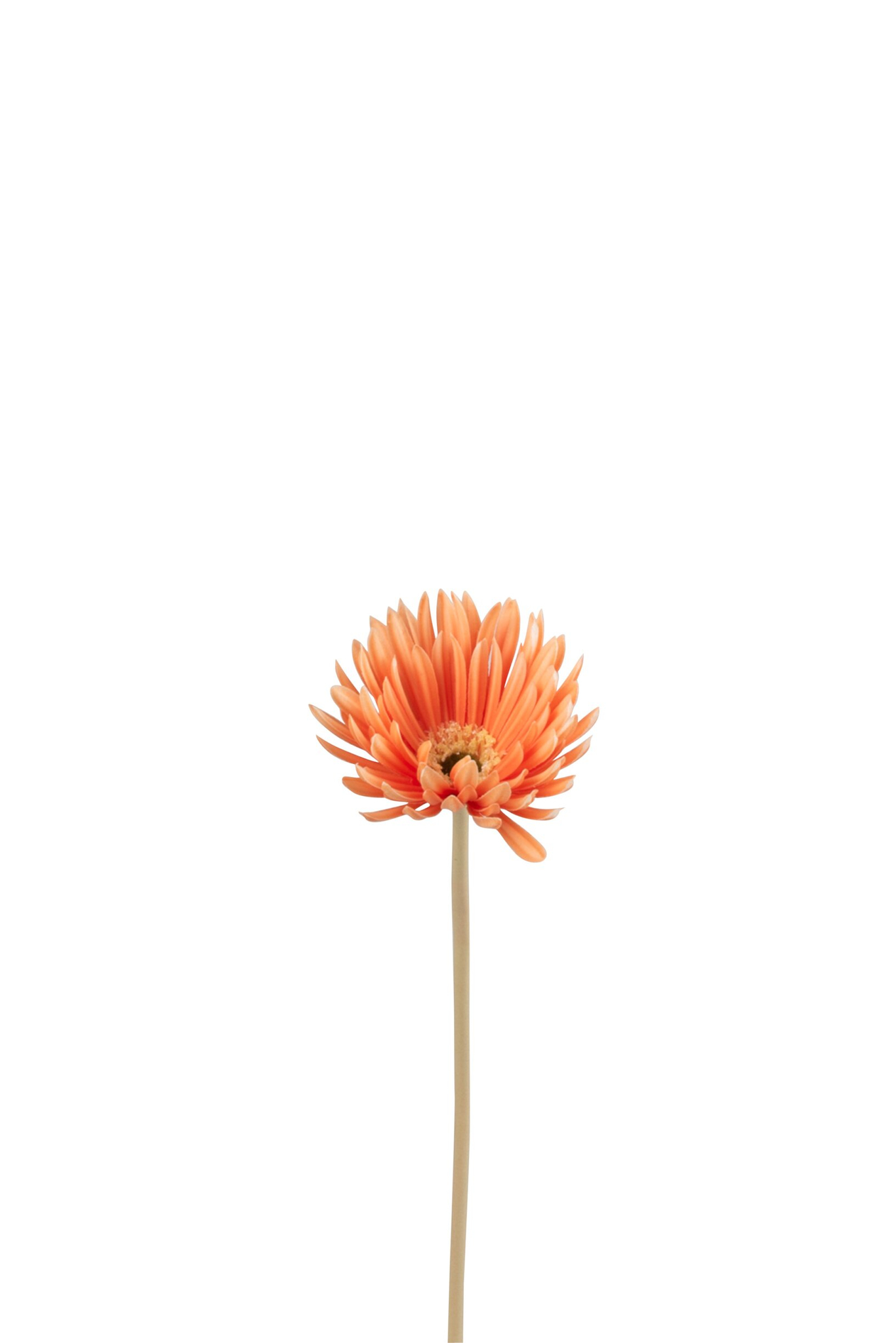 Kunstbloem Klaundond Kunstleer Oranje