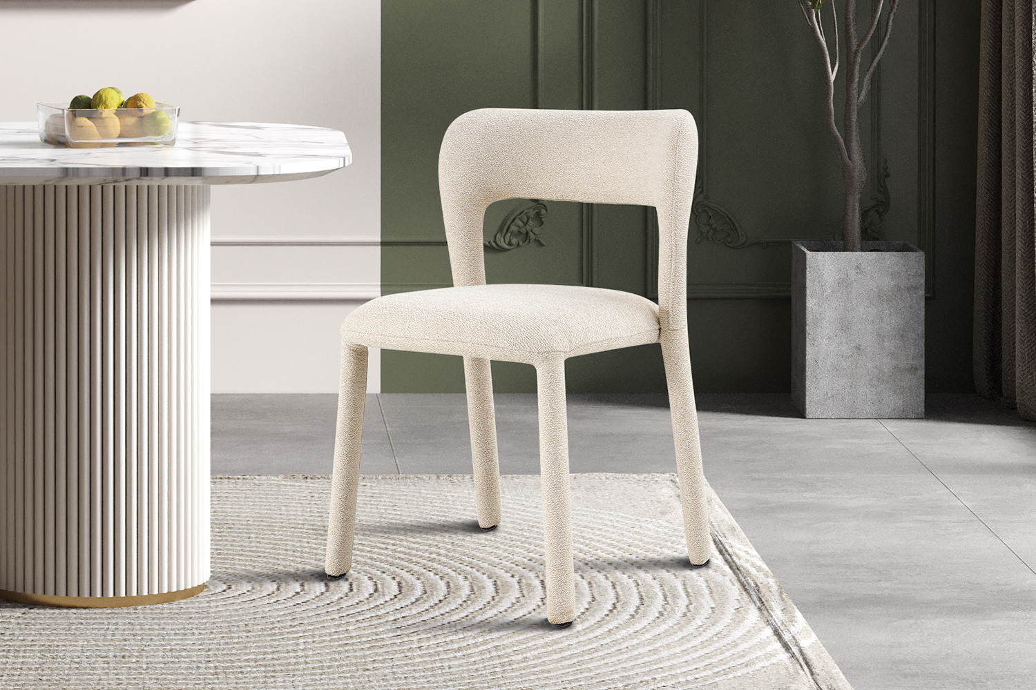 Stoel Tirmero Beige - Afbeelding 2