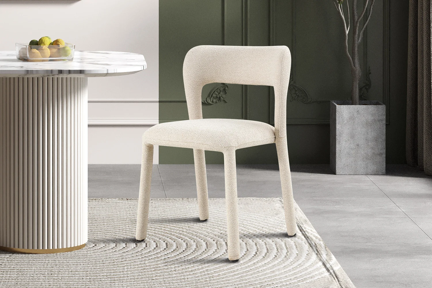Stoel Tirmero Beige - Afbeelding 2