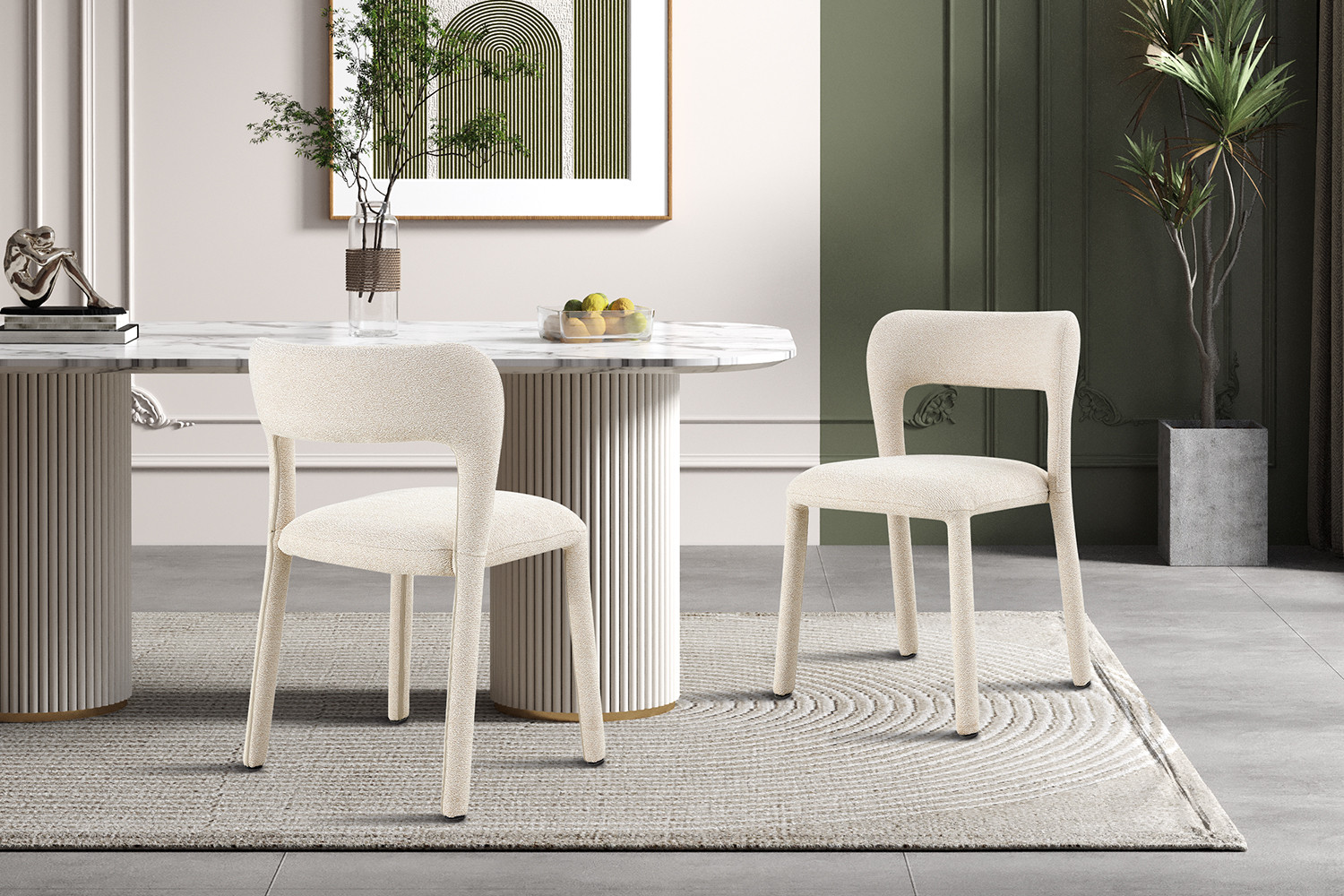 Stoel Tirmero Beige - Afbeelding 3