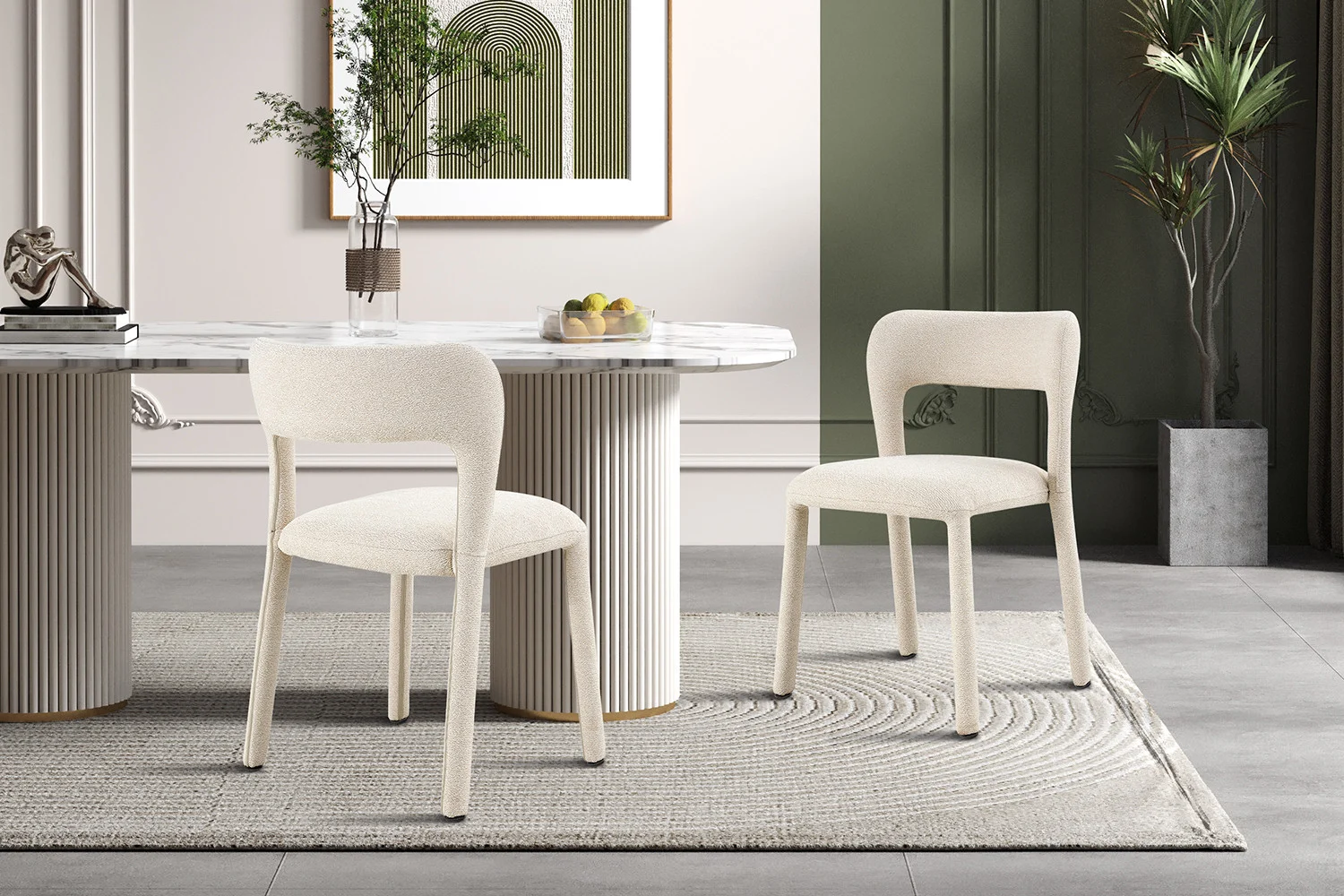 Stoel Tirmero Beige - Afbeelding 3
