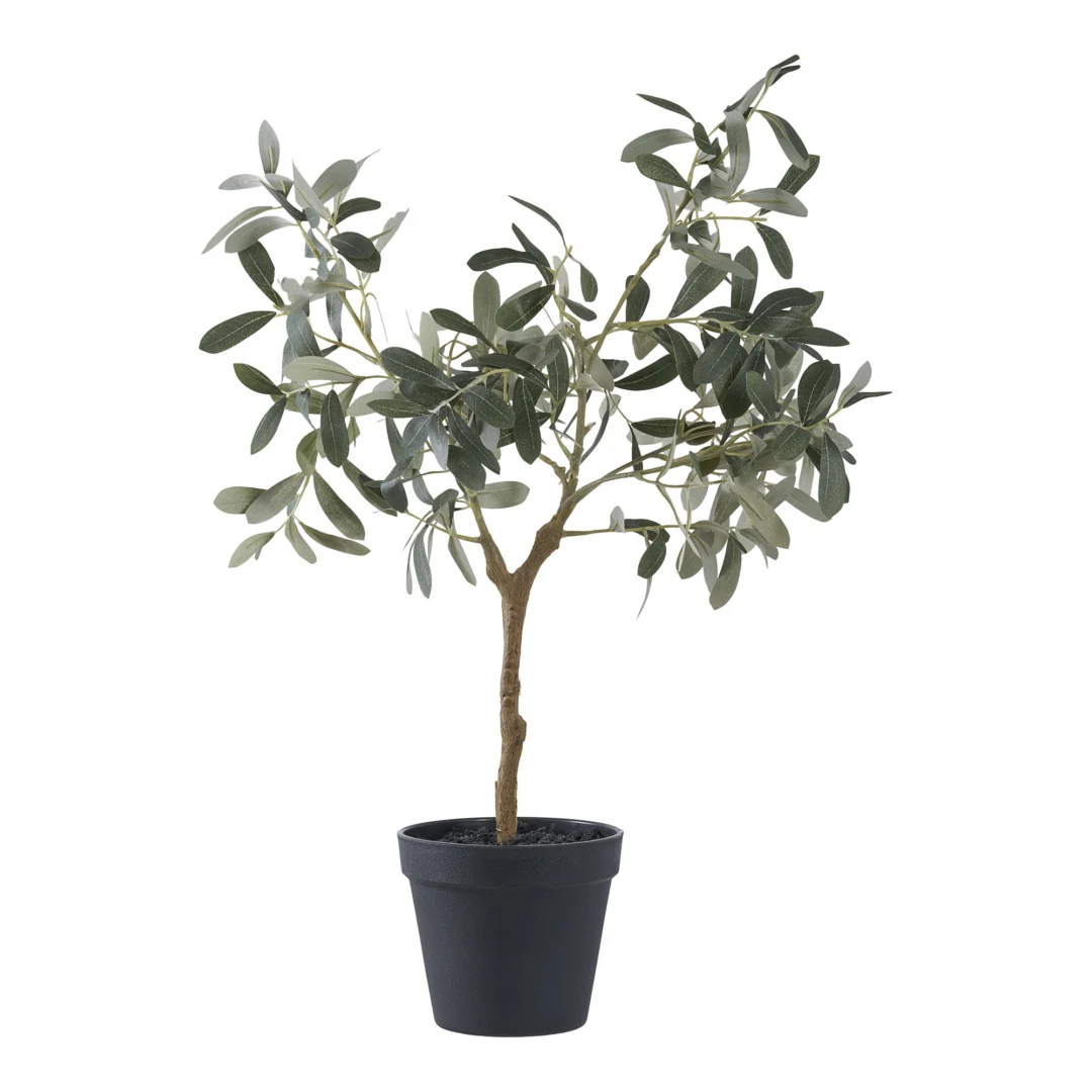 Kunstplant Haannesta groen in pot, 61 cm hoog, onderhoudsvrij met natuurlijke uitstraling