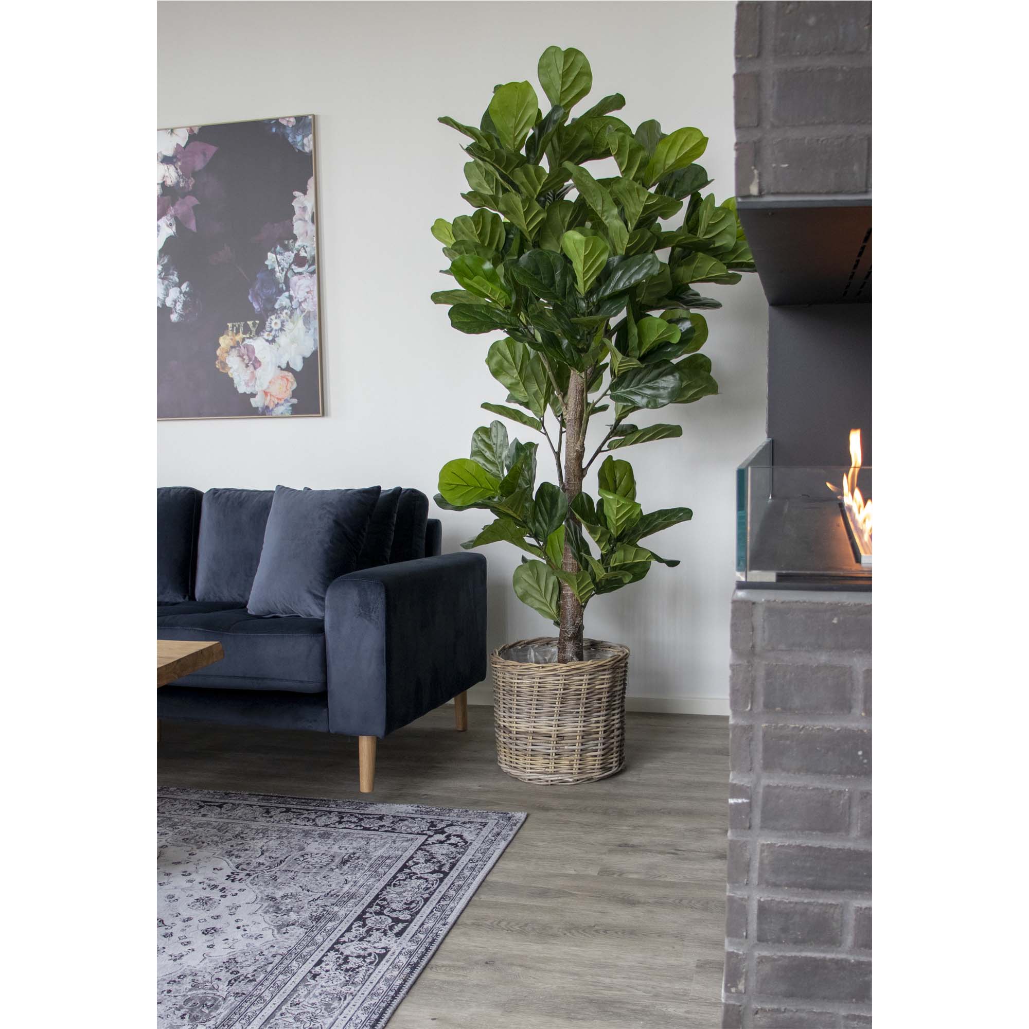 Kunstplant Fiennis Polyester Groen H190 cm - Afbeelding 3