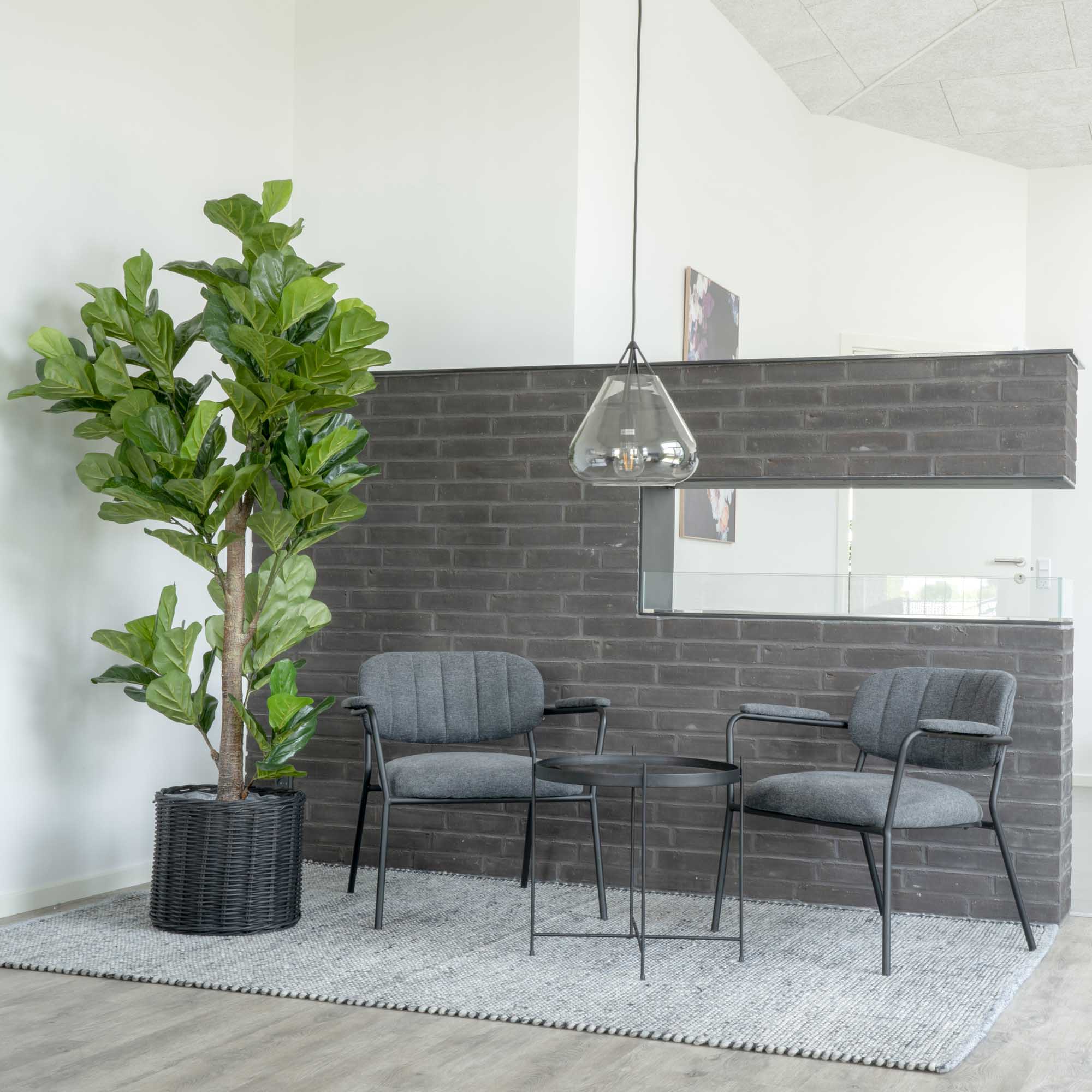 Kunstplant Fiennis Polyester Groen H190 cm - Afbeelding 4