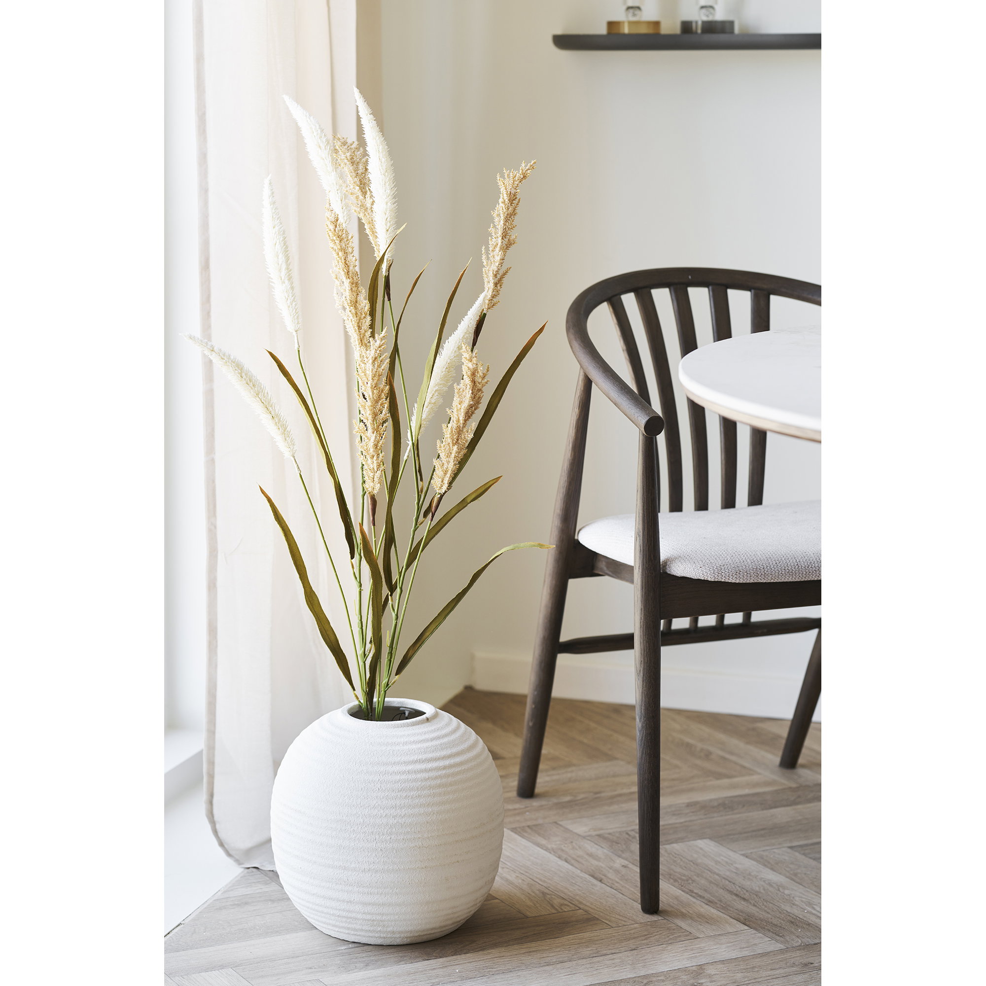 Kunstbloem Moondel Kunststof Beige - Afbeelding 3