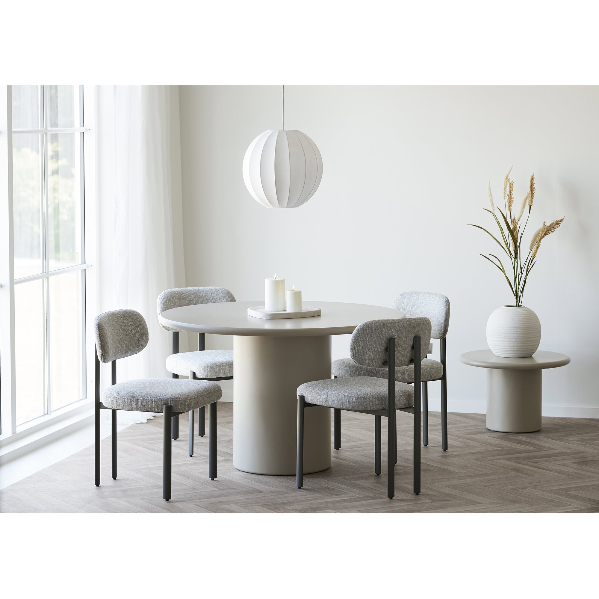 Kunstbloem Moondel Kunststof Beige - Afbeelding 4