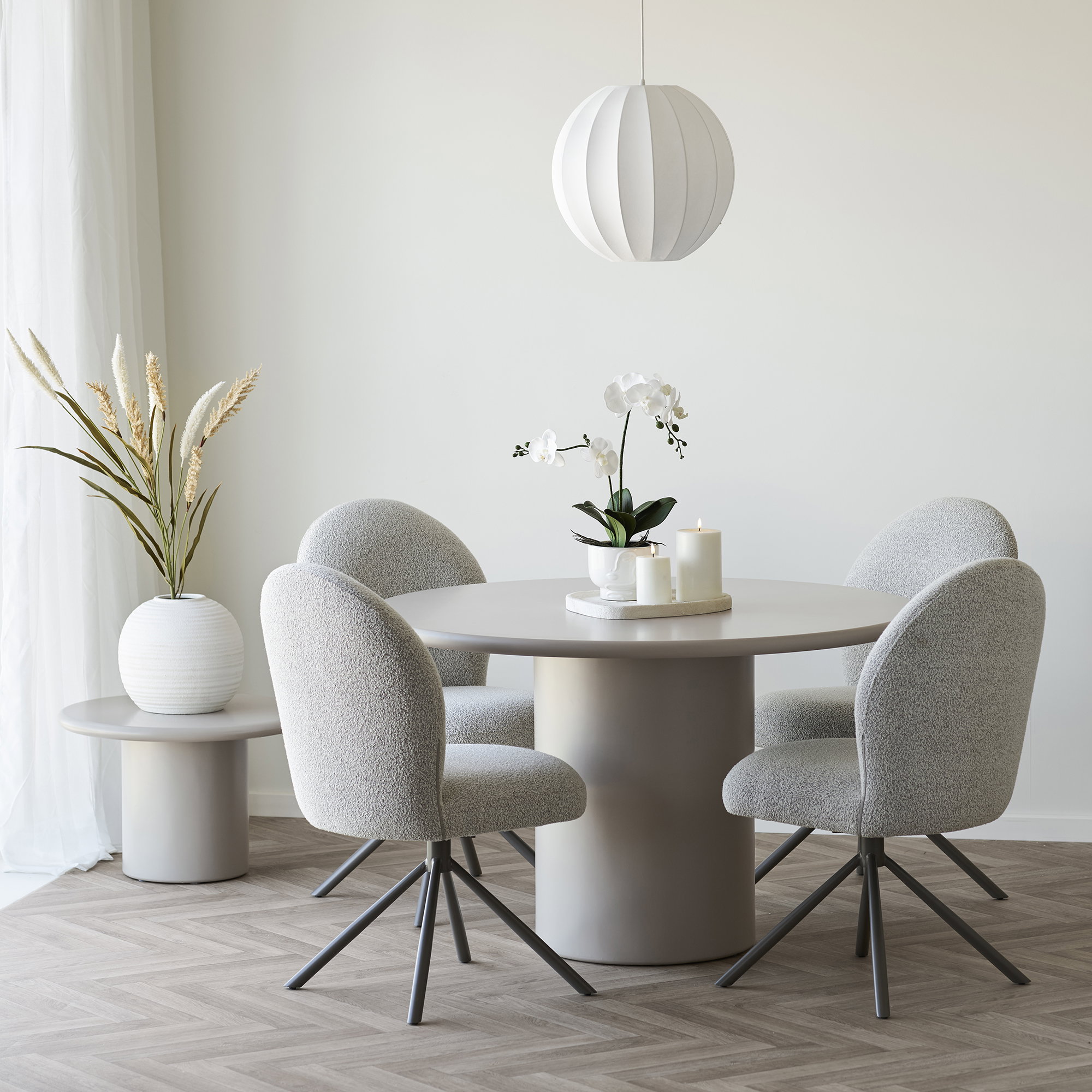 Kunstbloem Moondel Kunststof Beige - Afbeelding 5