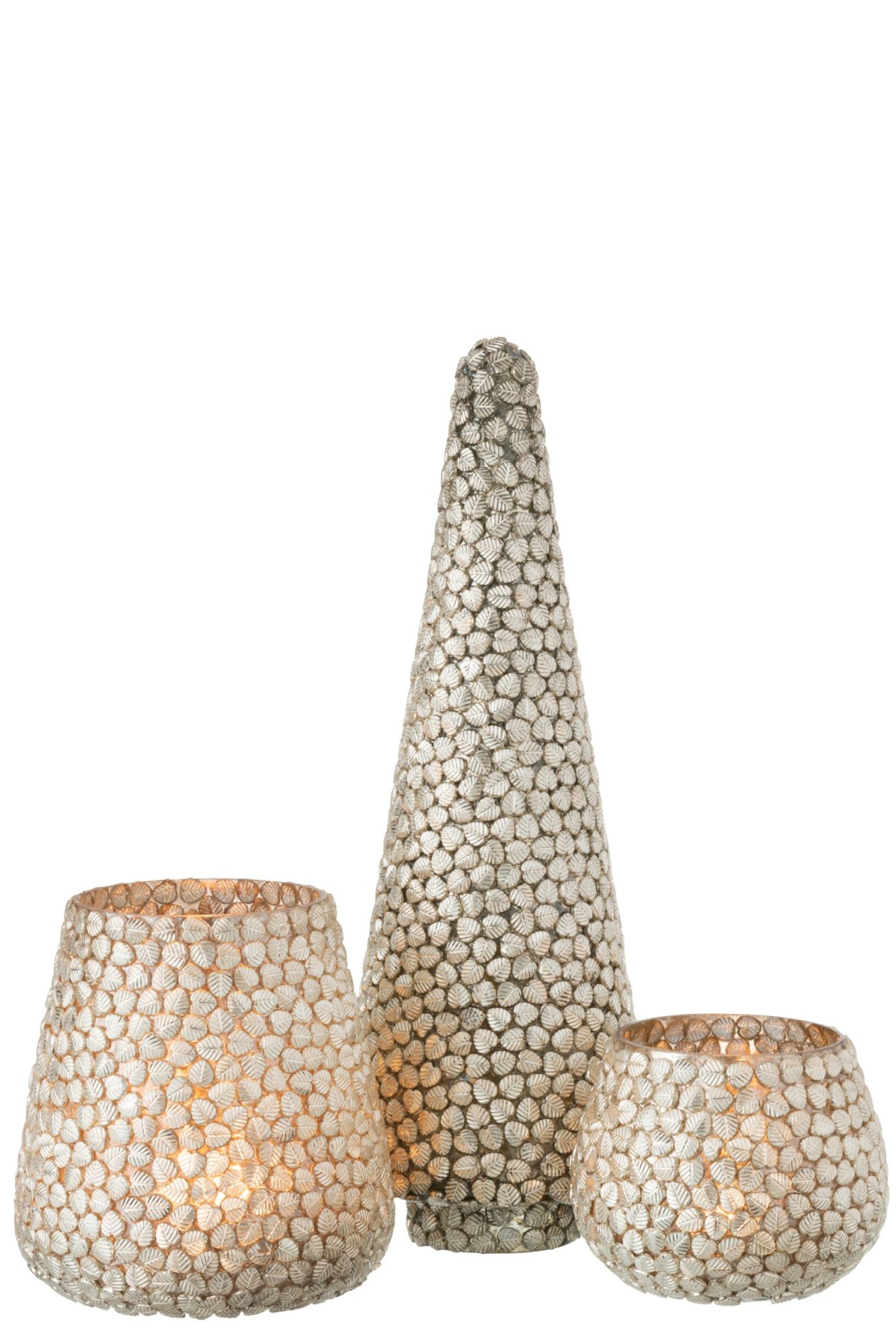 Woonaccessoire Keemano Glas Zilver - Afbeelding 2