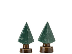 Kunstboom Lerrond Porselein Groen H16 cm