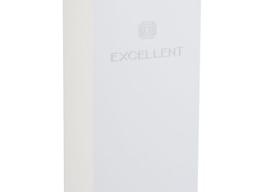 Geurolie Baldek Glas Zilver in witte verpakking met cotton candy geur, stijlvolle oil diffuser