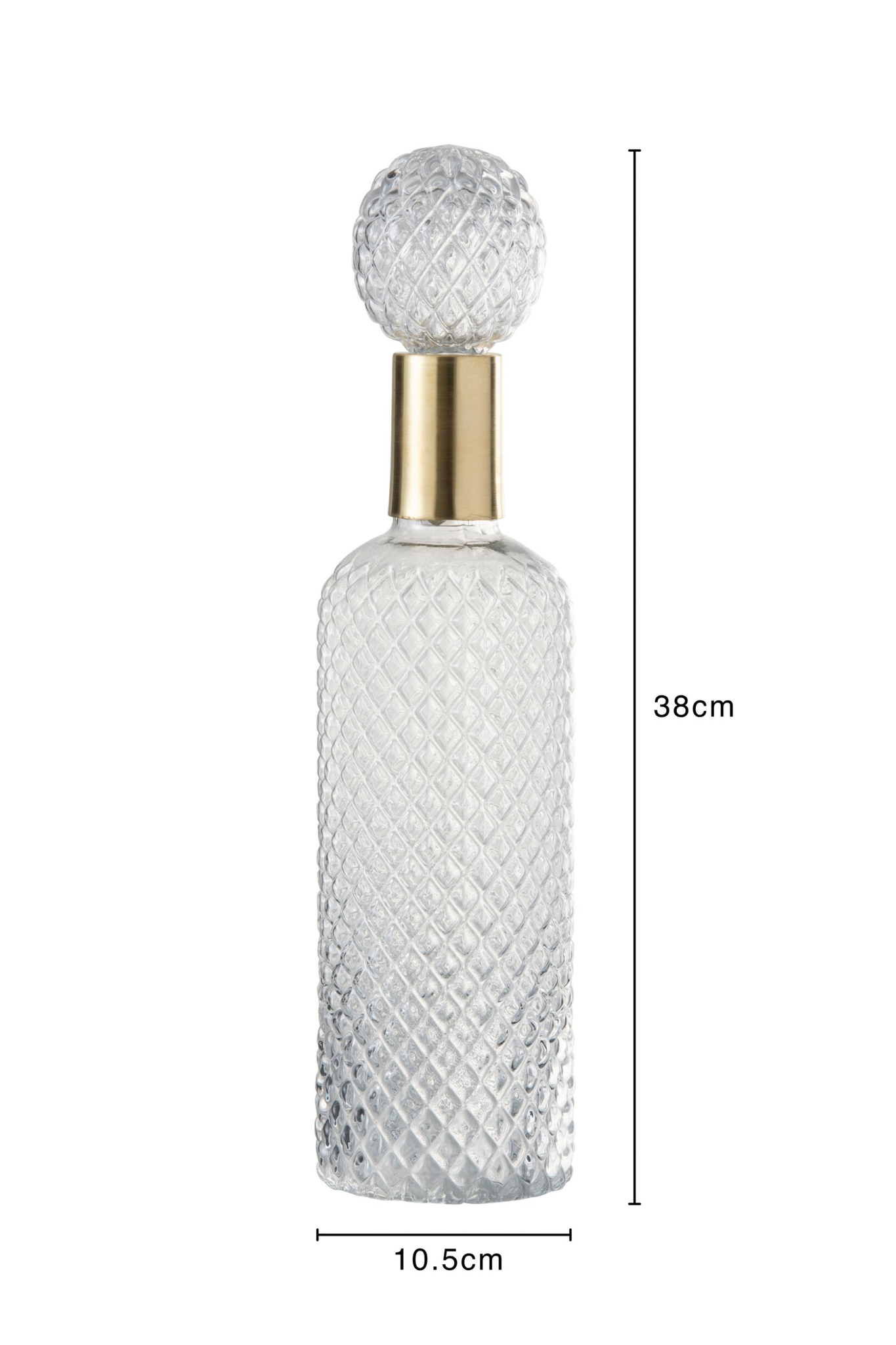 Decoratie Reindel Glas Transparant - Afbeelding 3