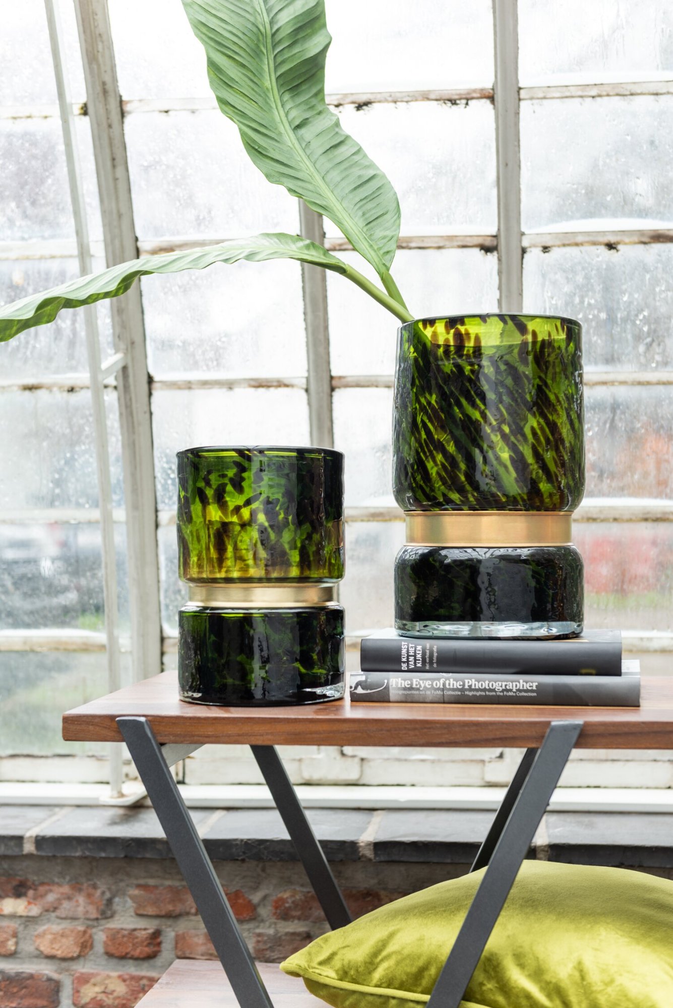 Vaas Trudir Glas Groen H23,5 cm