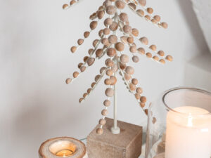 Kunstboom Jierdona Metaal Wit H58 cm