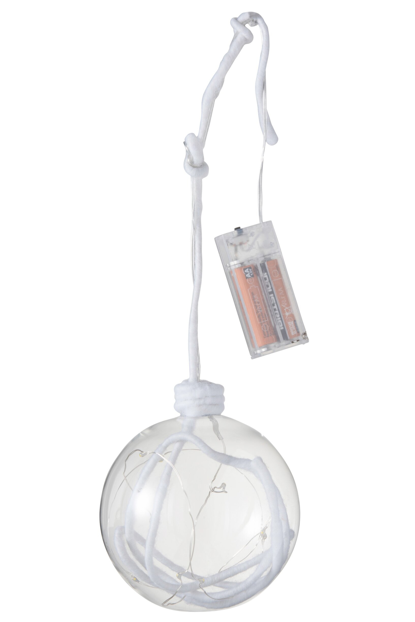 Kerstballen Curnin Glas Wit