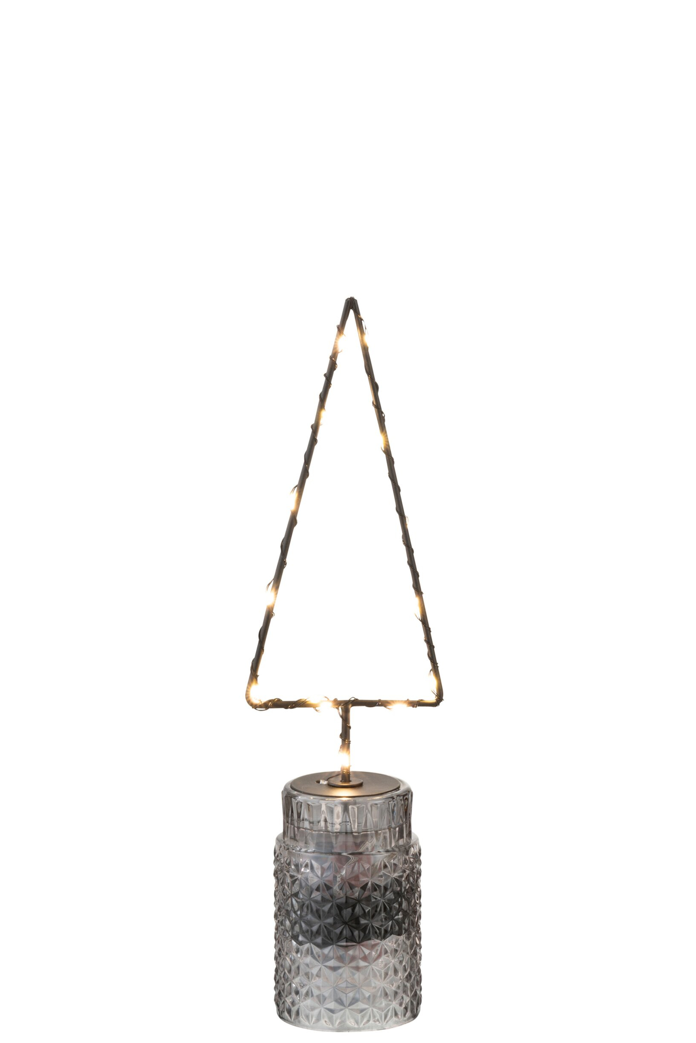 Kerstboom Piller Metaal Zwart H30 cm - Afbeelding 3