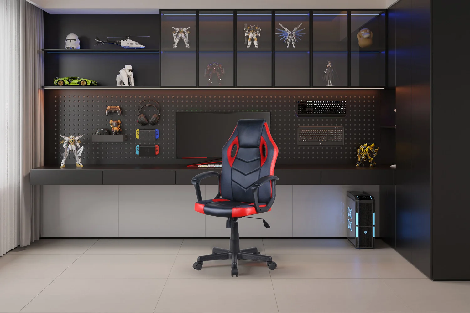 Gamingstoel Veesol Zwart - Afbeelding 2