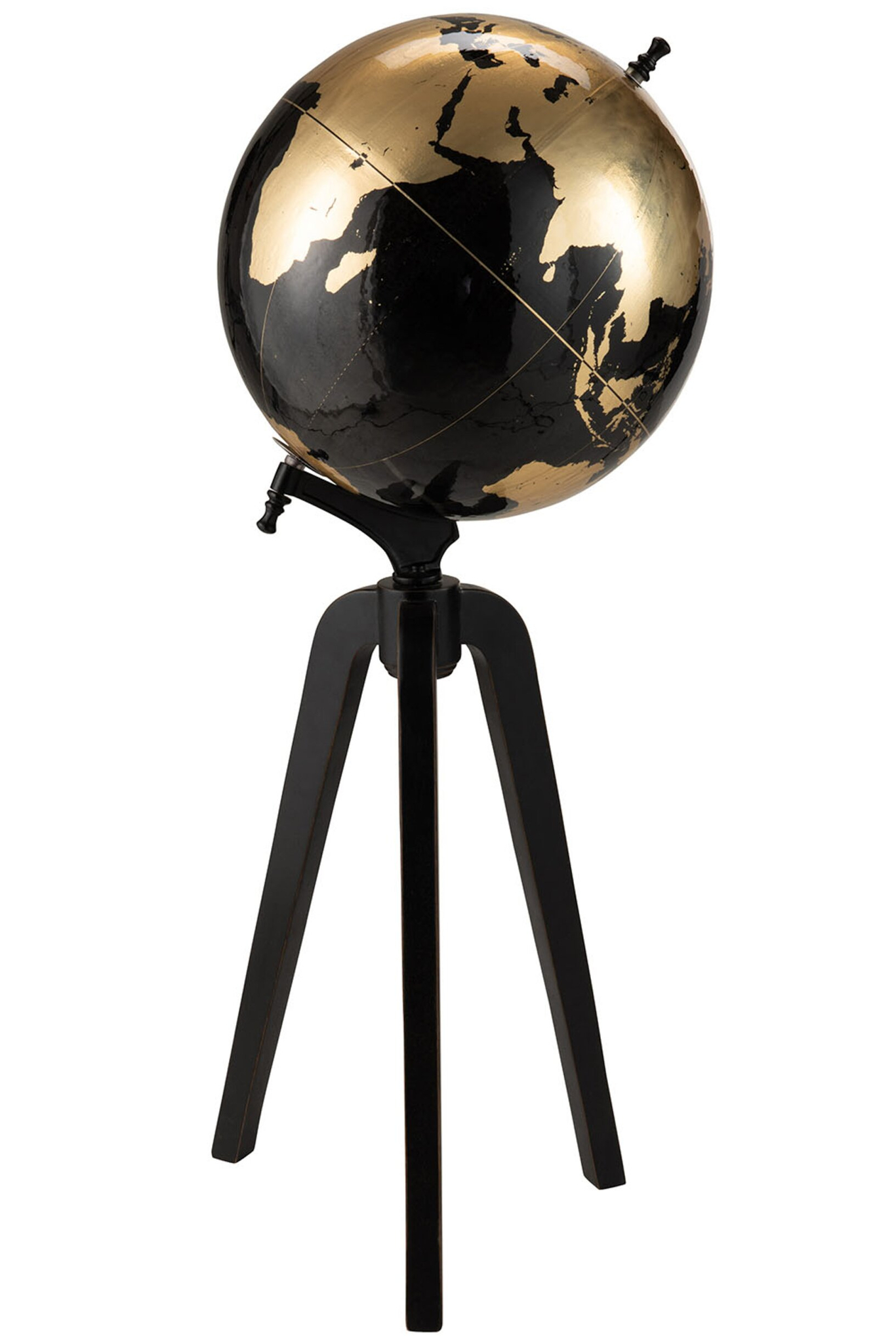 Wereldbol Dione Kunststof Zwart