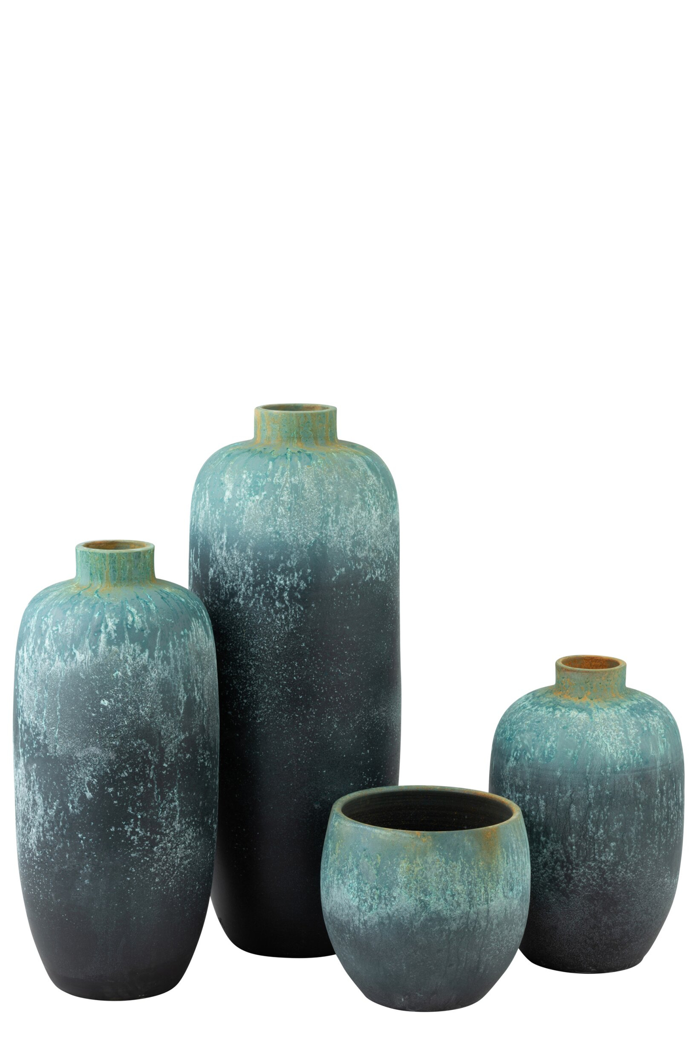 Vaas Gaudir Keramiek Blauw H93 cm