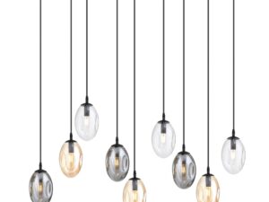 Plafondlamp Zeirdel Zwart Ø12 cm