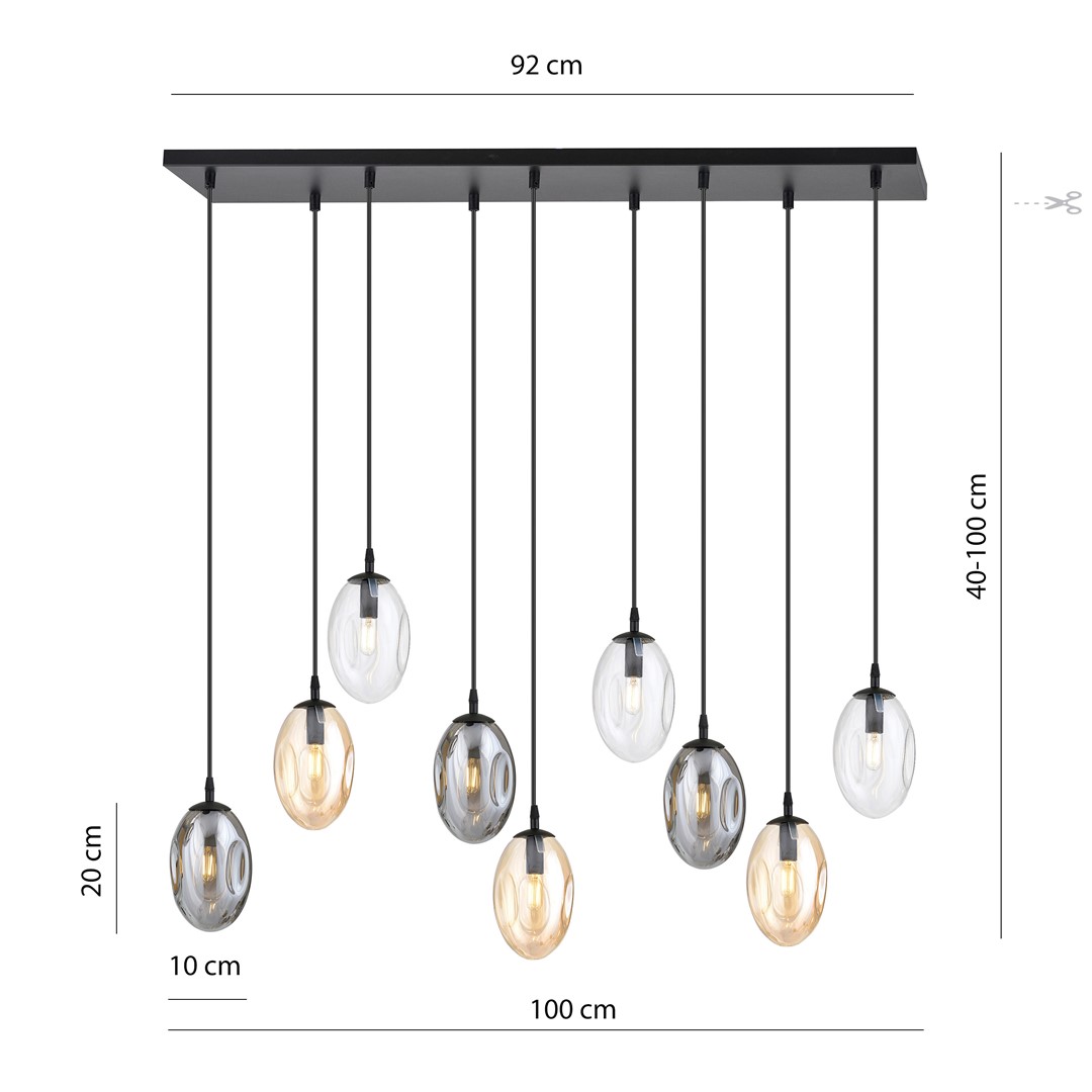 Plafondlamp Zeirdel Zwart Ø12 cm - Afbeelding 5