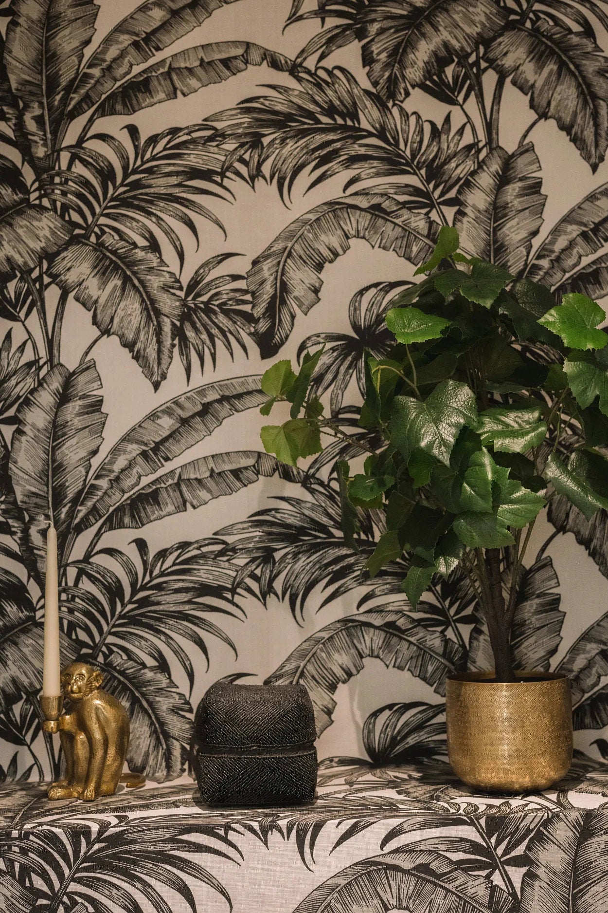 Decoratie Lellan Bamboe Zwart - Afbeelding 3