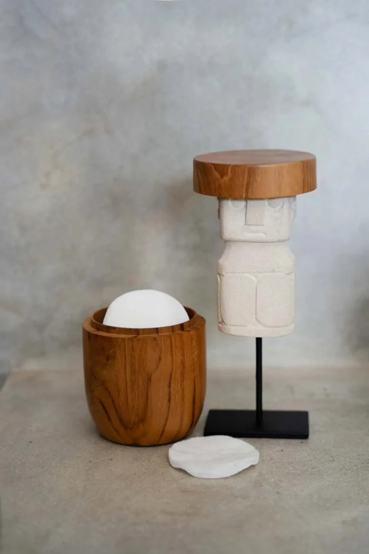 Beeld Geistel Naturel H17 cm - Afbeelding 2